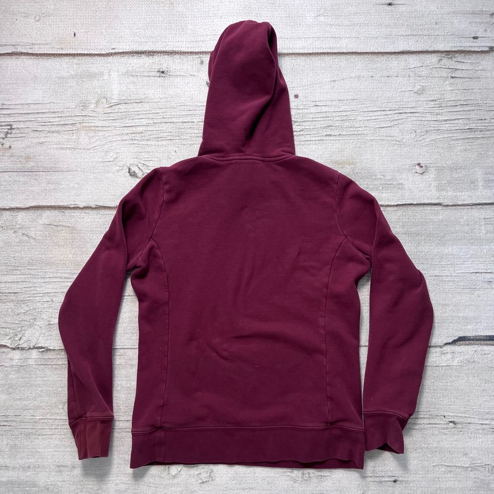 The North Face Burgundy Pullover Hoodie Athletic Logo Graphic Women M - Picture 5 of 5